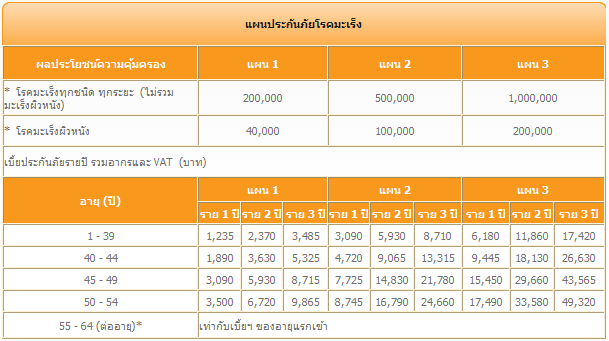 ประกันภัยโรคมะเร็ง – ธนชาตประกันภัย