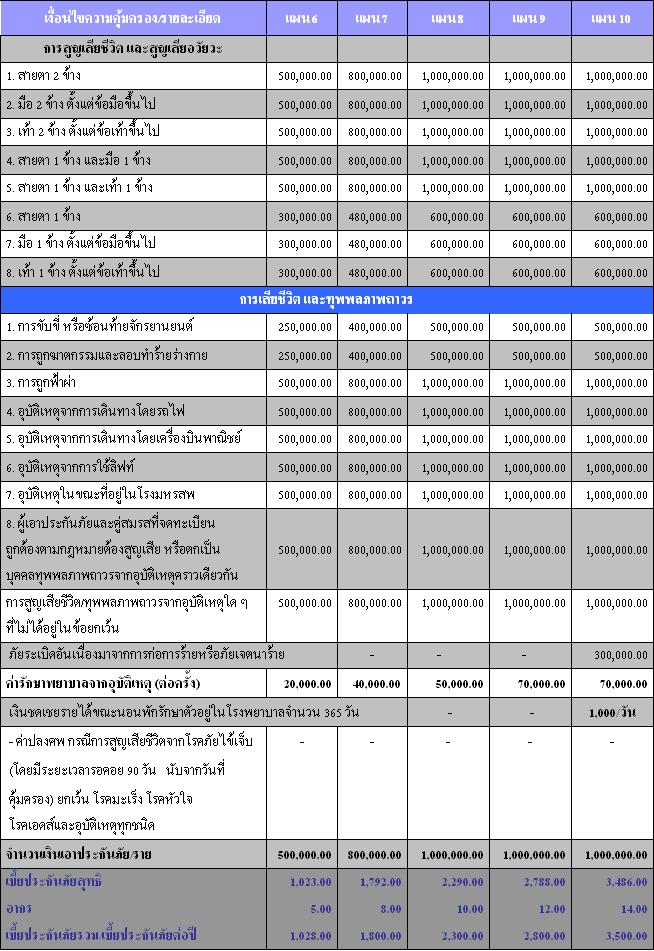 ประกันอุบัติเหตุส่วนบุคคล (PA) เอื้อสุข – สินมั่นคง