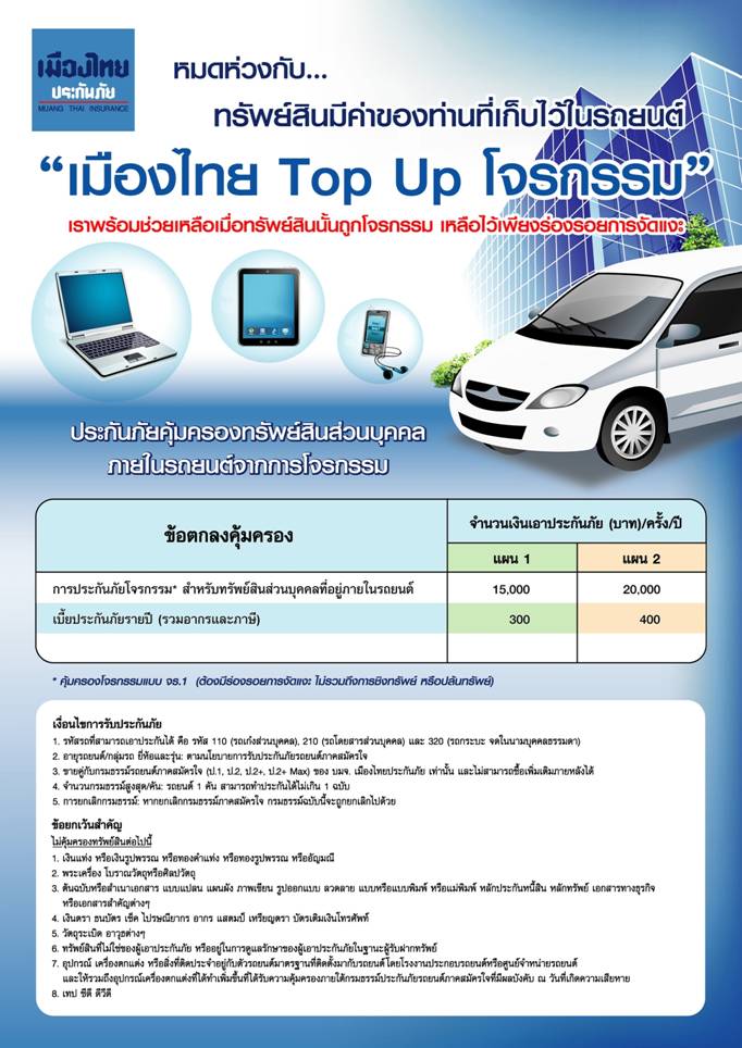 เมืองไทย Top Up โจรกรรม